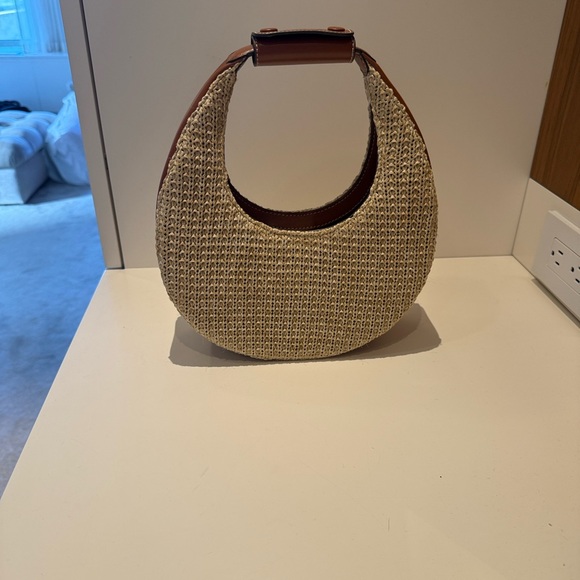 Staud Raffia Moon Bag - Picture 3 of 10